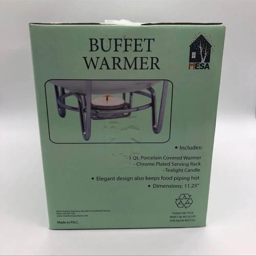 Mesa Porcelain Buffet Warmer